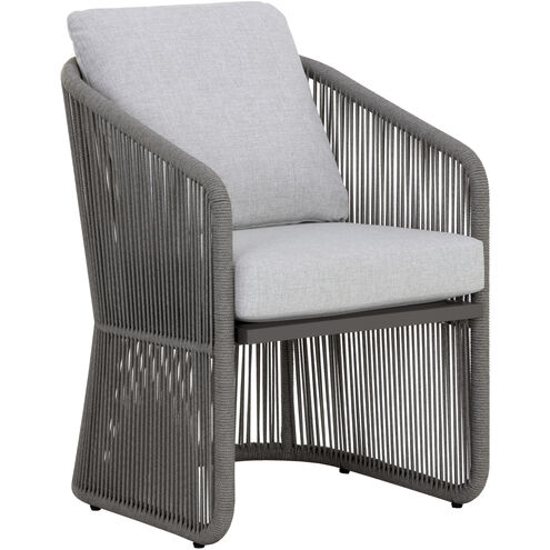 Allariz Warm Grey / Gracebay Light Grey Outdoor Dining Armchair